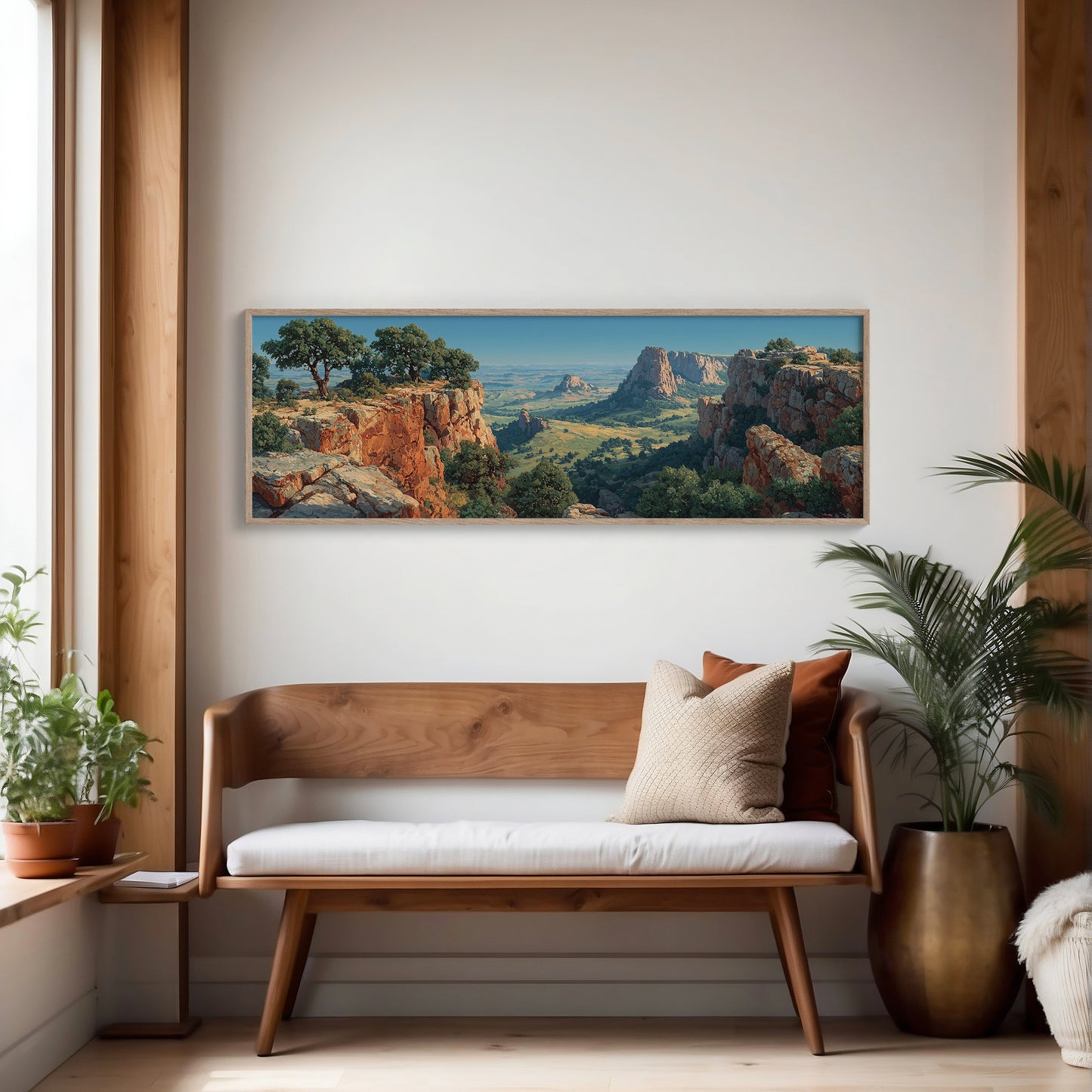 Sunlit Canyon Overlook