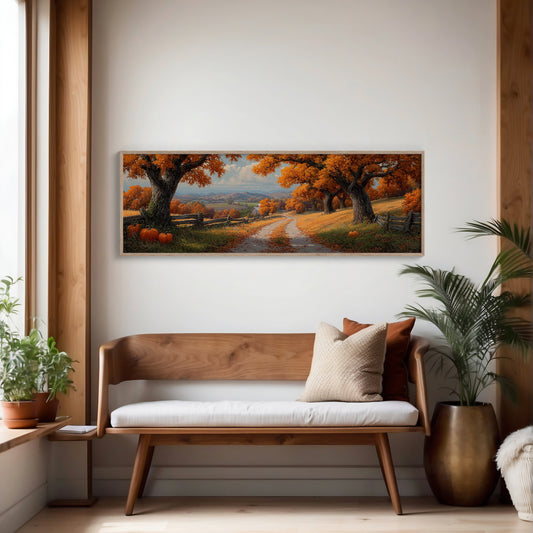 Autumn Harvest Country Road