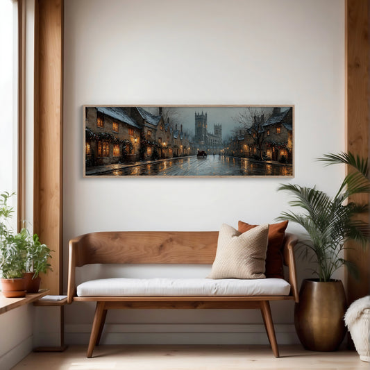 Snowfall Along Cathedral Street