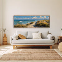 Path Through Golden Coastal Dunes