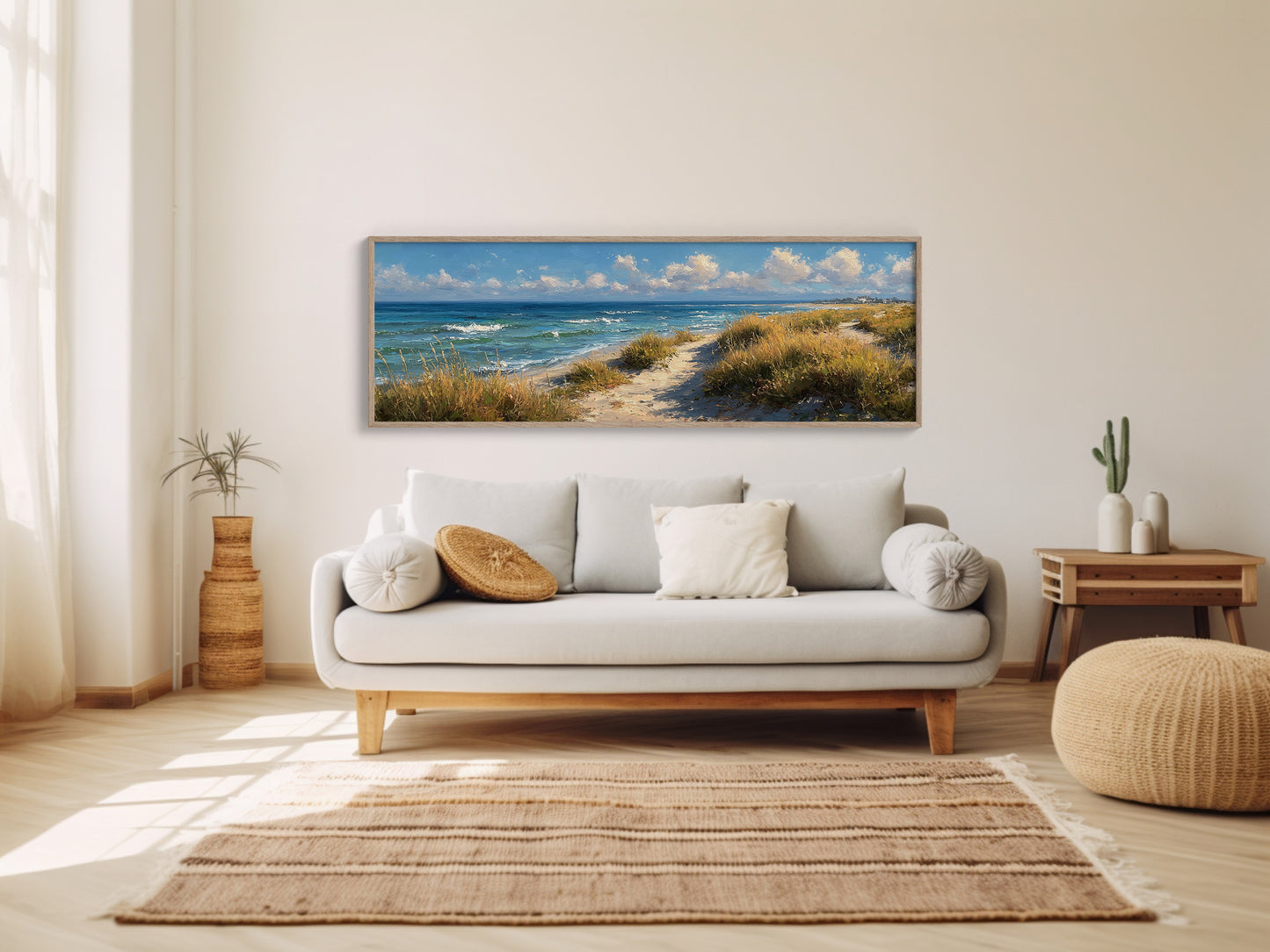 Path Through Golden Coastal Dunes