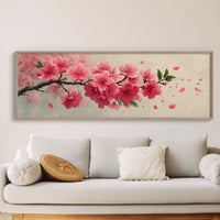 Cherry Blossoms In Soft Spring Light