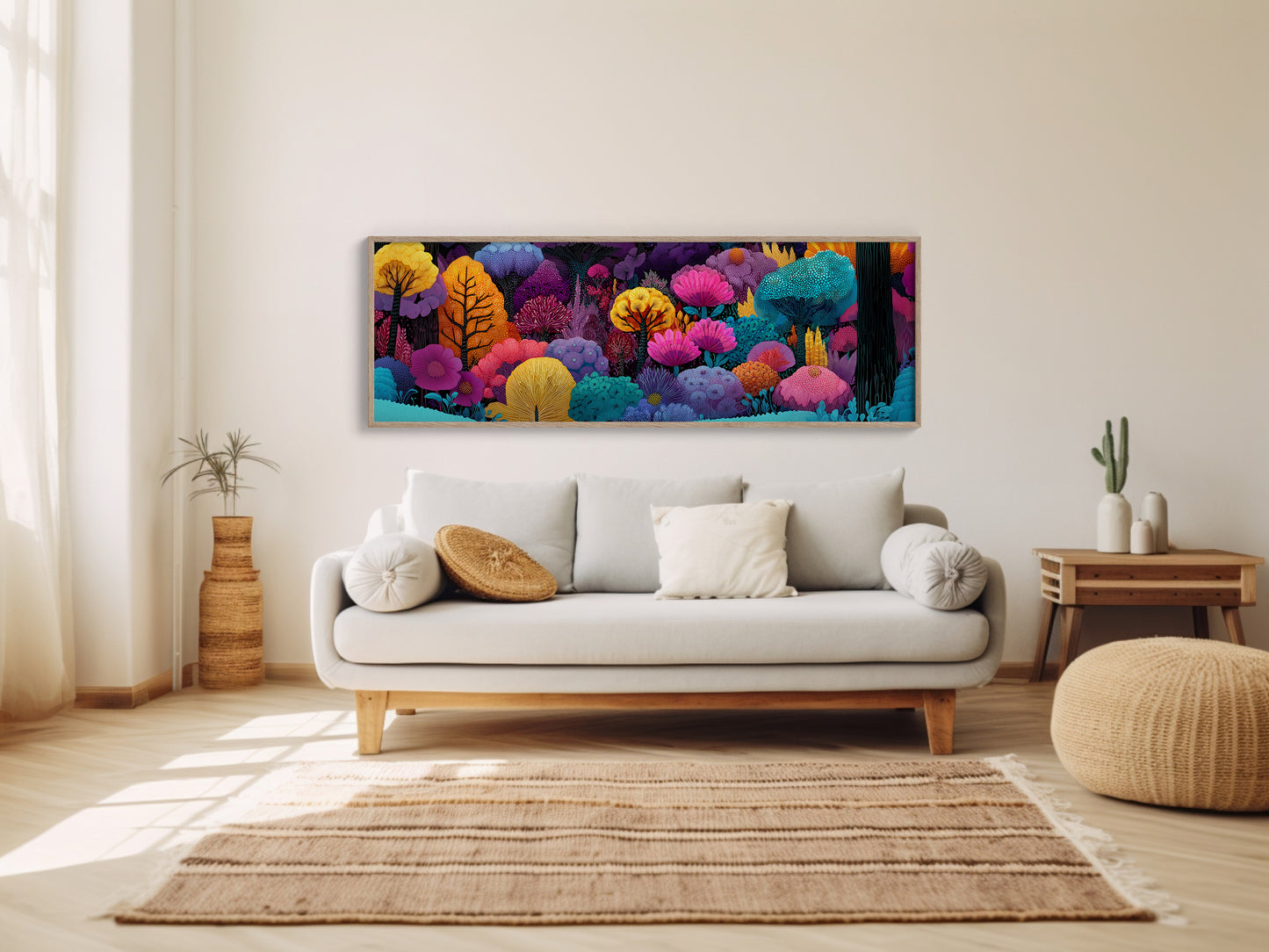 Vibrant Fantasy Botanical Garden