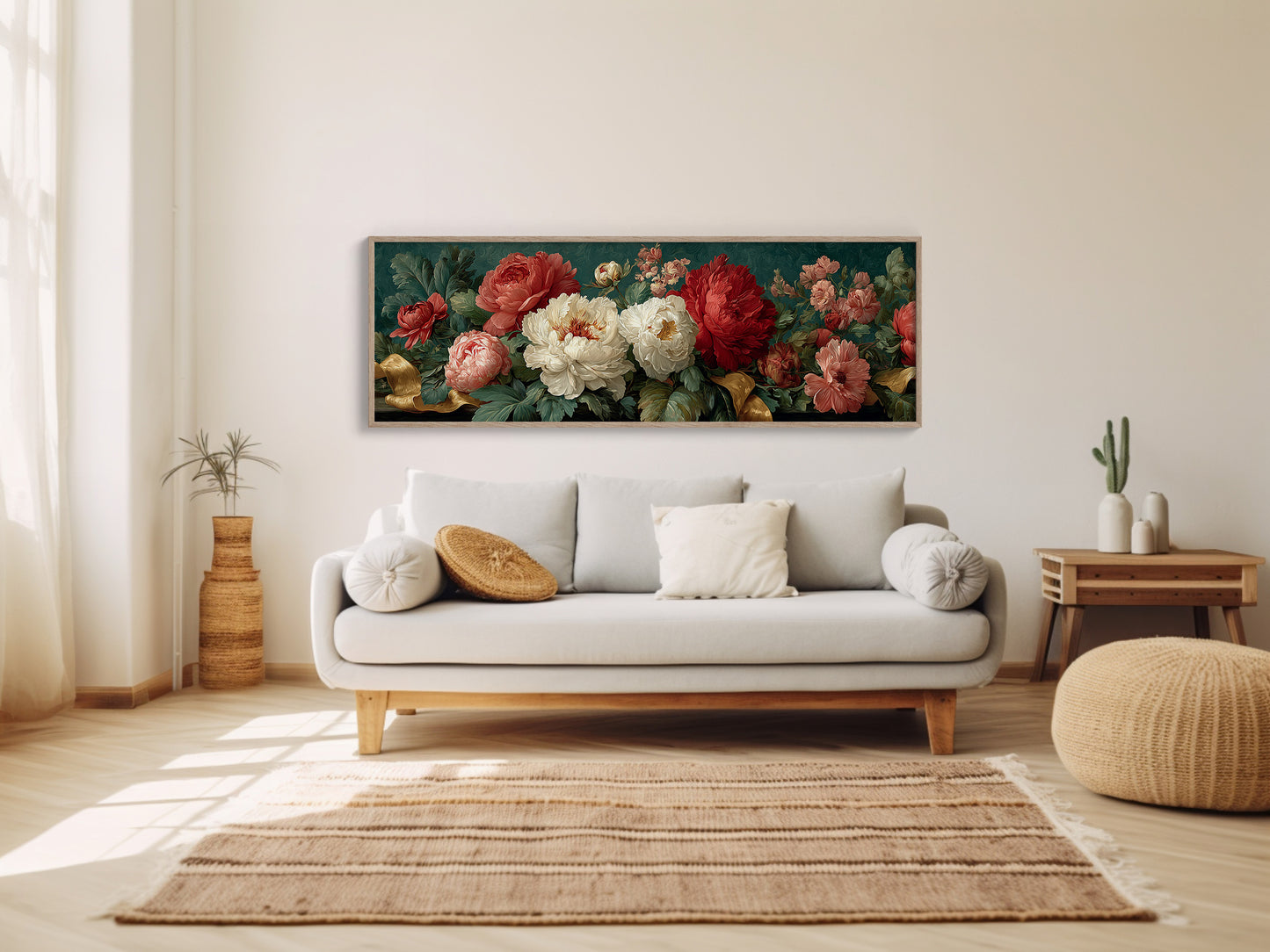 Elegant Peony Floral Still Life