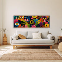 Eyes Watching Through Color