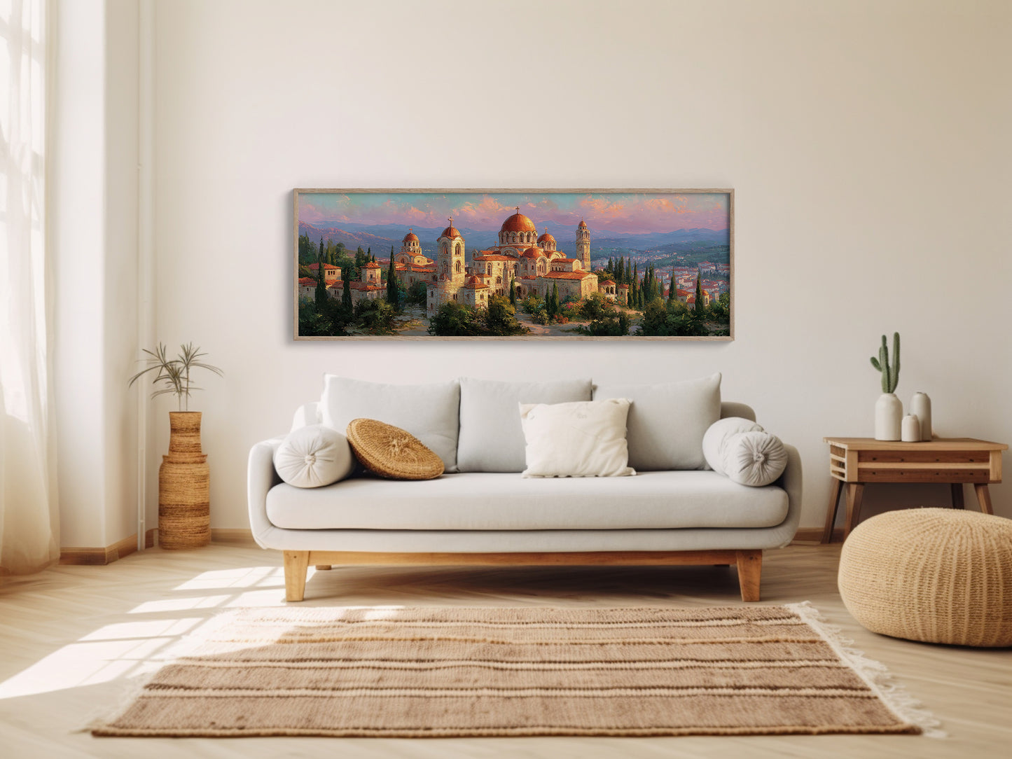 Golden Domes Above the Valley