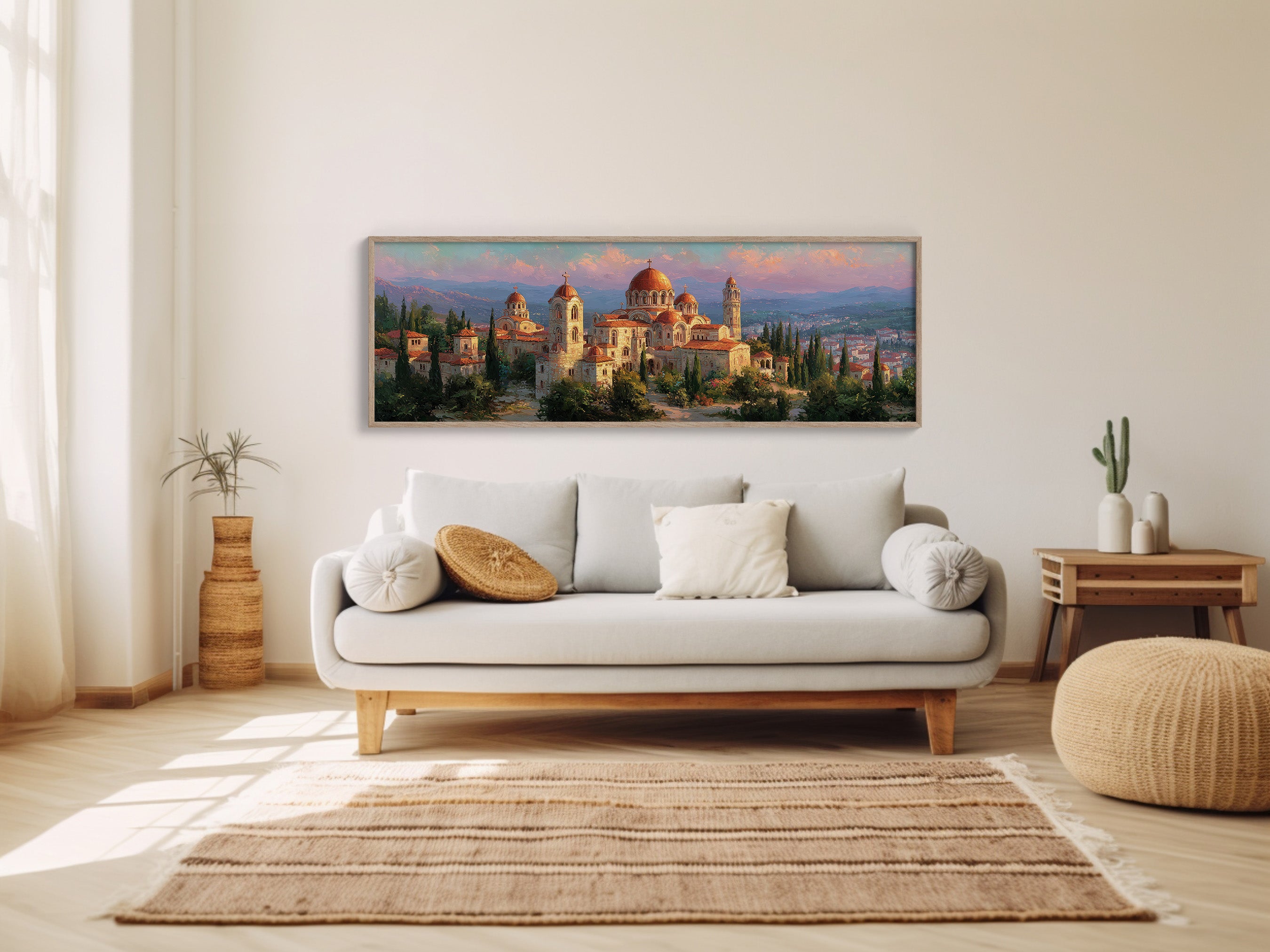 Golden Domes Above the Valley