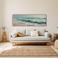 Rolling Waves on Quiet Shore