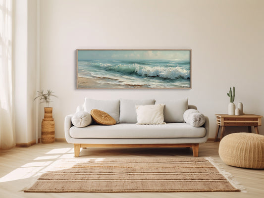 Rolling Waves on Quiet Shore