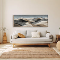 Flowing Sand Dune Abstract Landscape
