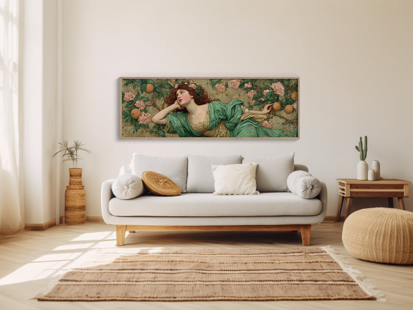 Romantic Art Nouveau Garden Muse