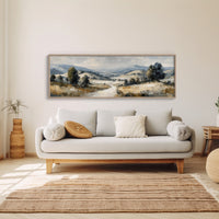 Soft Countryside Valley Landscape