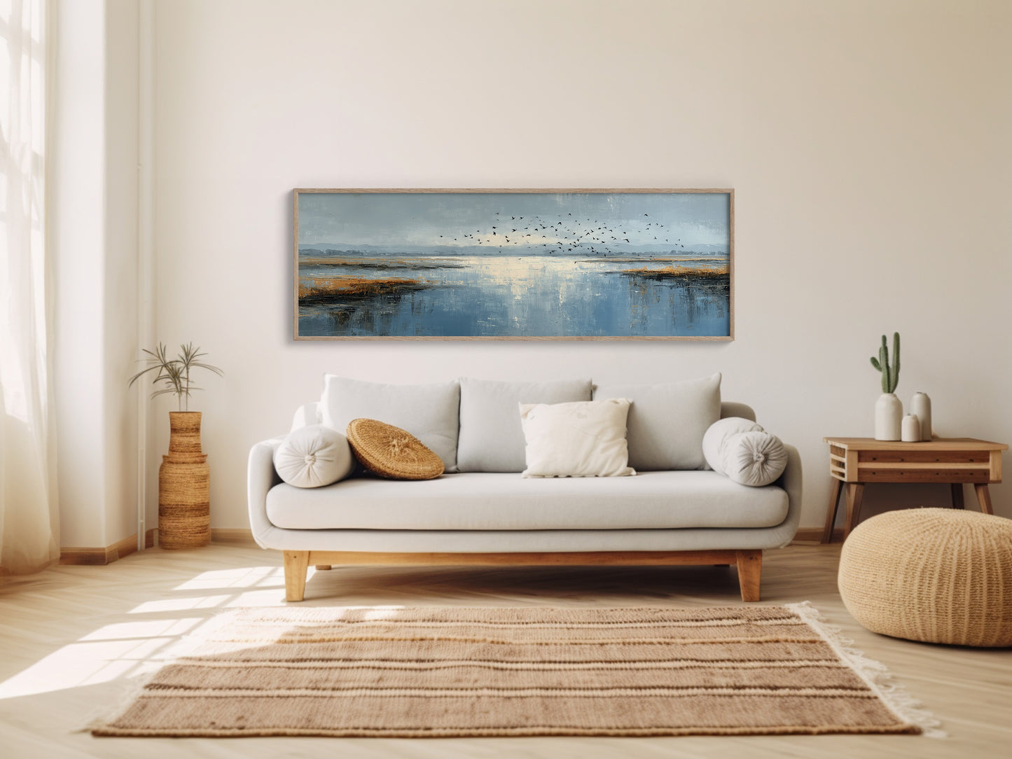 Coastal Marsh Birds Landscape Wall Art