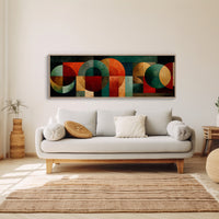 Mid Century Geometry In Earth Tones