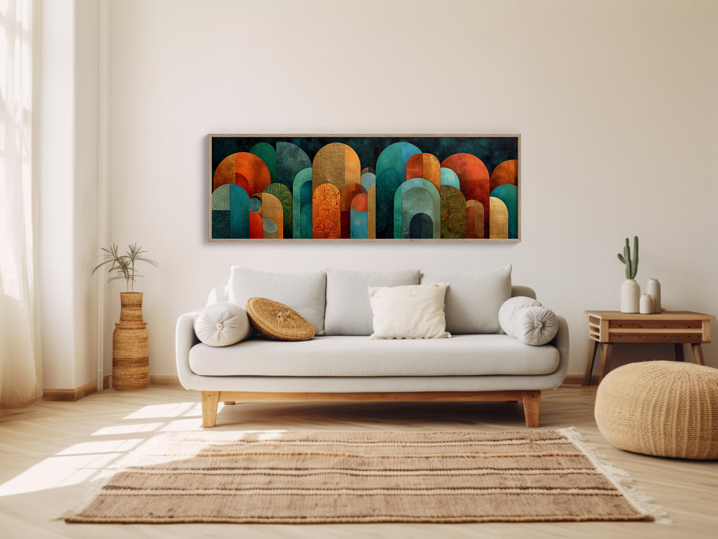 Art Deco Arches In Jewel Tones