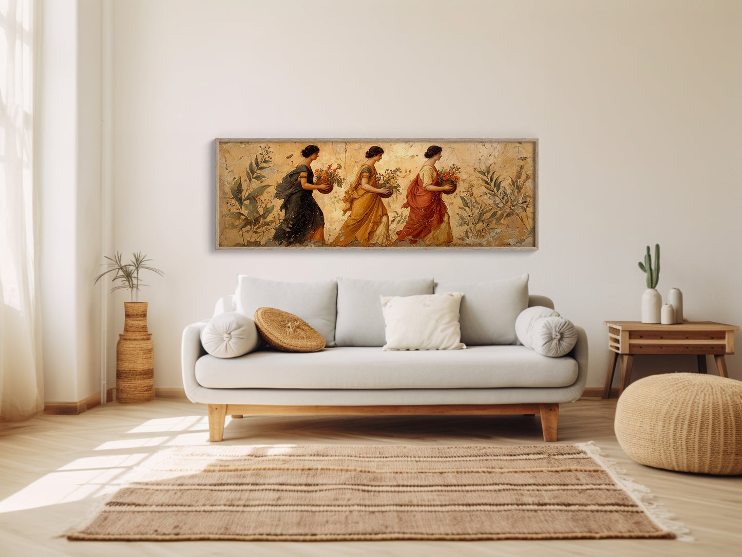 Maidens Bearing Flowers Through Time