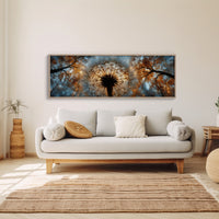 Dandelion Halo In Autumn Light