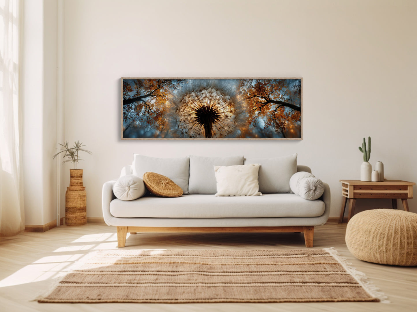 Dandelion Halo In Autumn Light