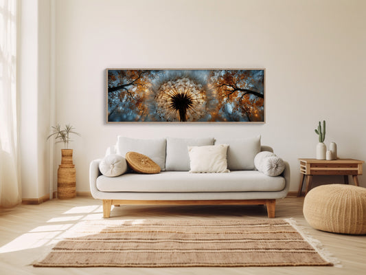 Dandelion Halo In Autumn Light