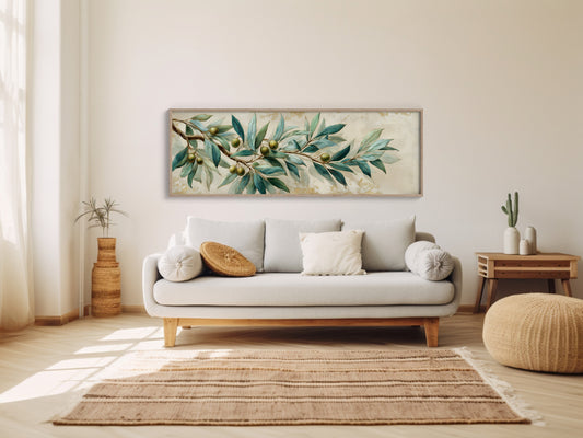 Olive Branch In Soft Mediterranean Light