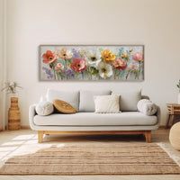Garden Blooms In Soft Pastel Light