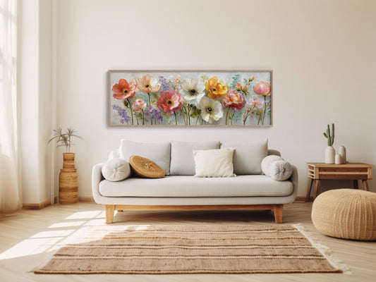 Garden Blooms In Soft Pastel Light