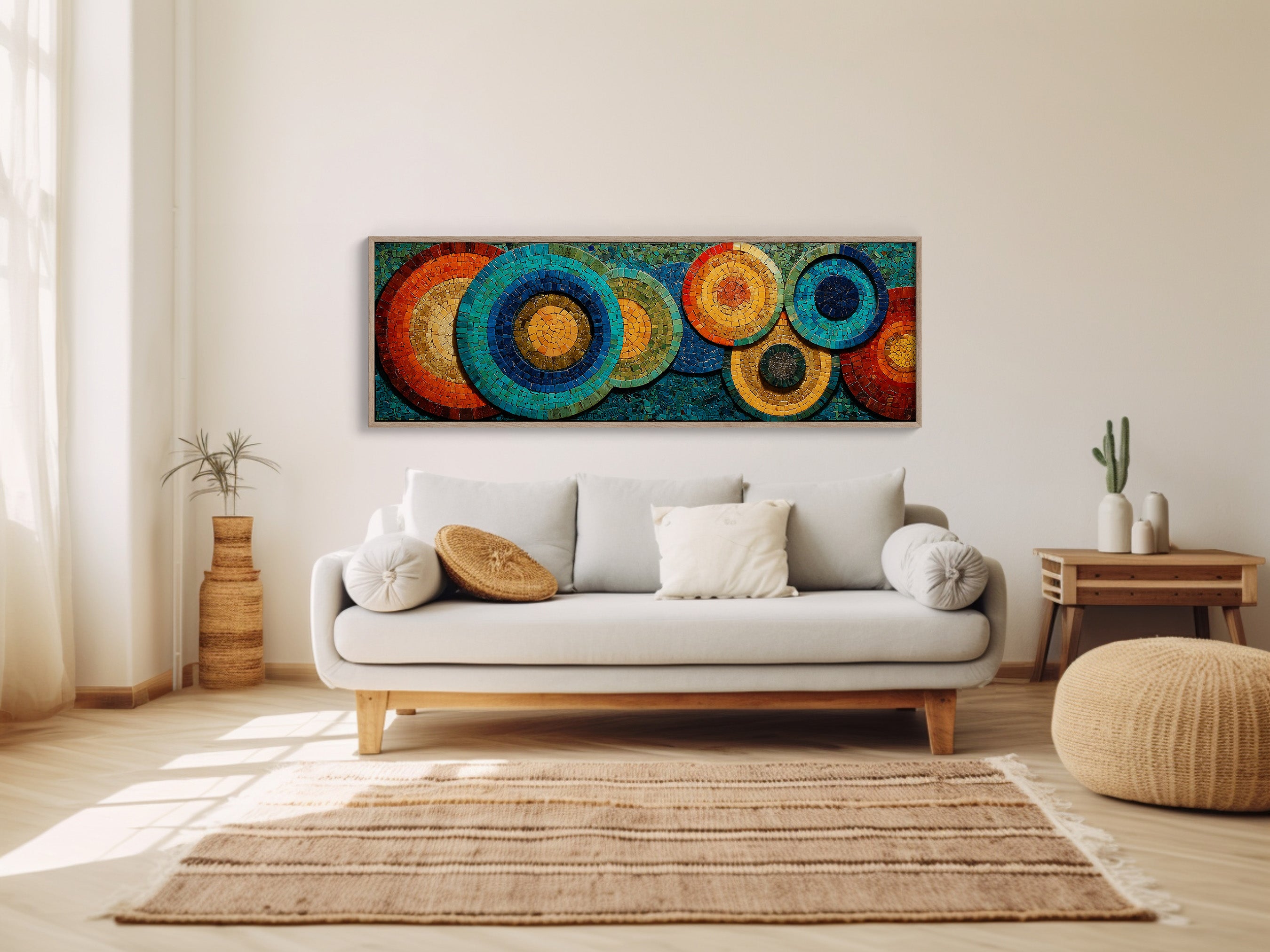 Circles Of Color Mosaic Rhythm