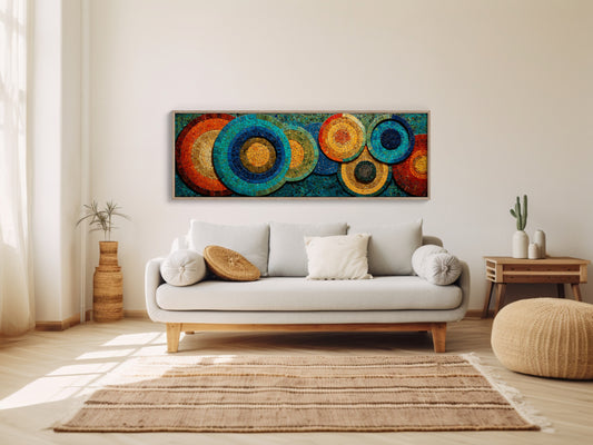 Circles Of Color Mosaic Rhythm