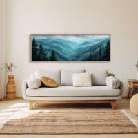 Blue Mountains In Morning Mist