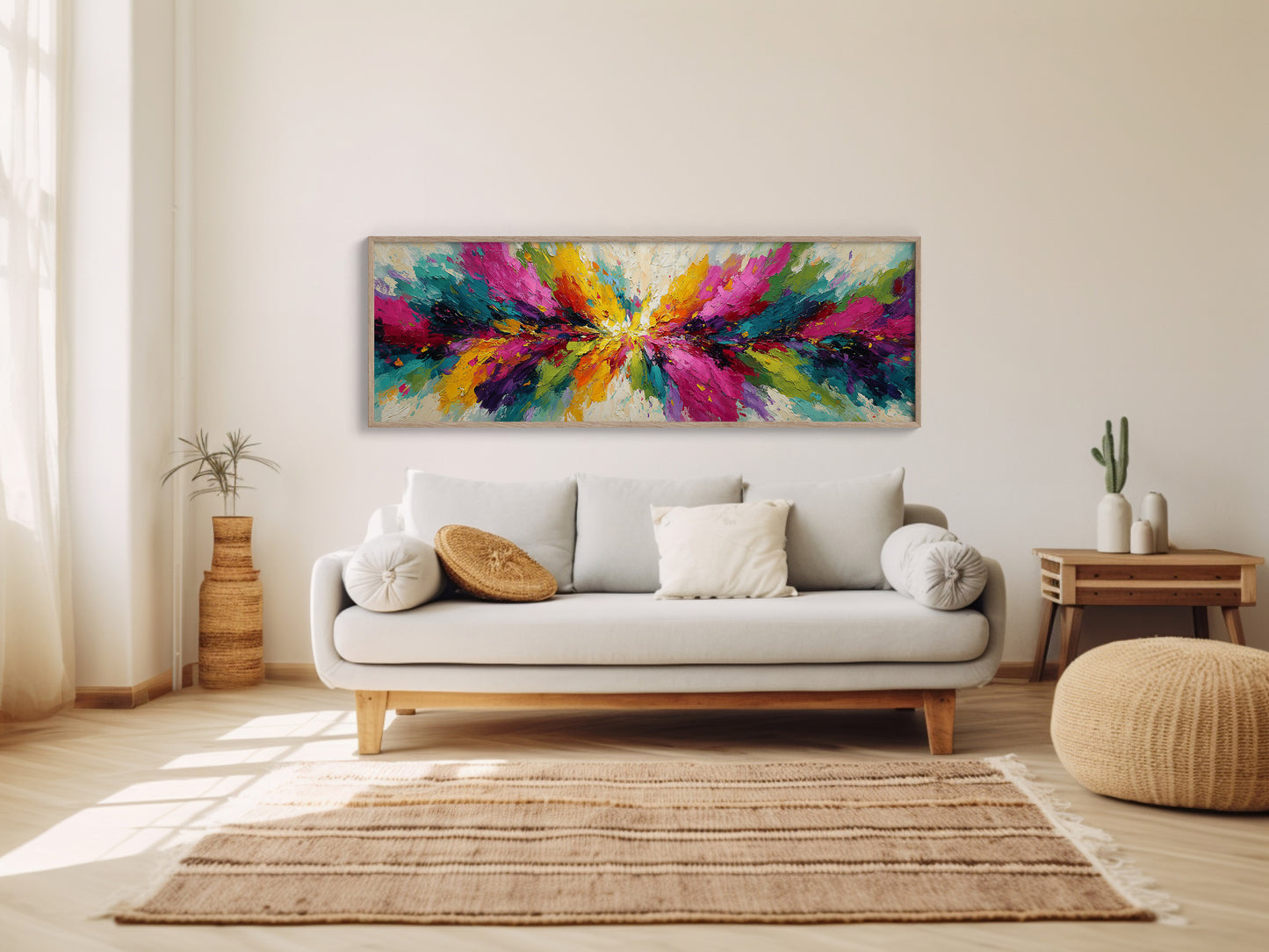 Explosion Of Color And Motion