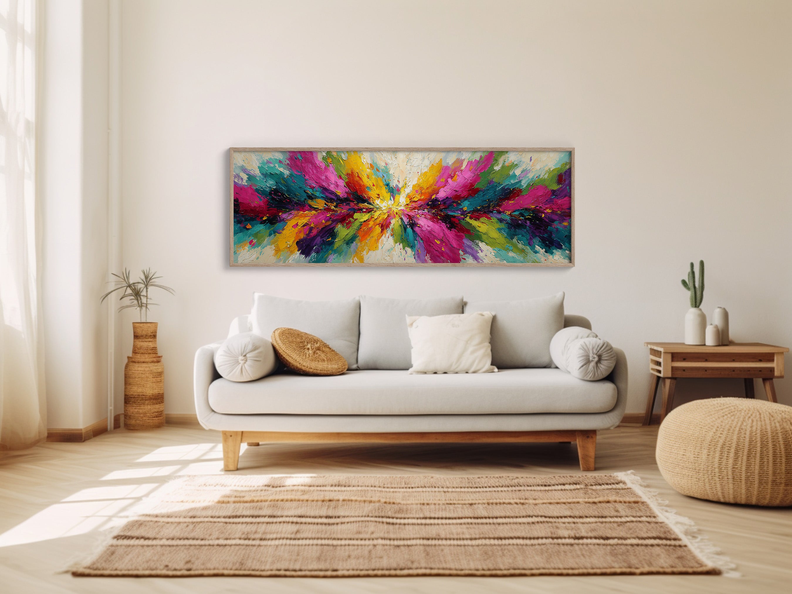 Explosion Of Color And Motion