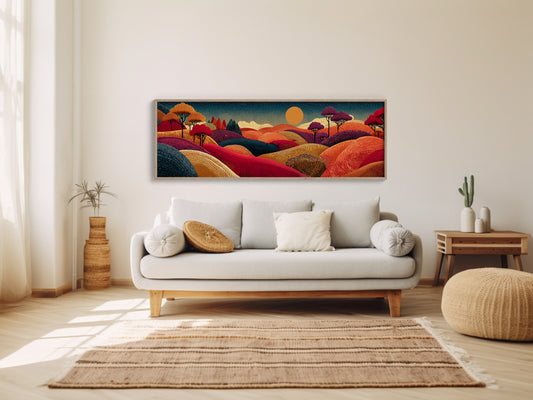 Sunlit Hills of Autumn Dreams