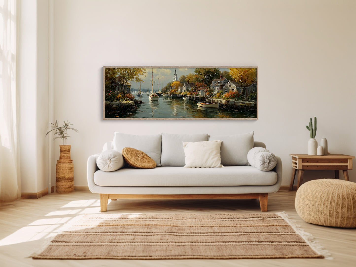Autumn Harbor In Quiet Light