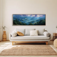 Blue Mountains Beneath Morning Light