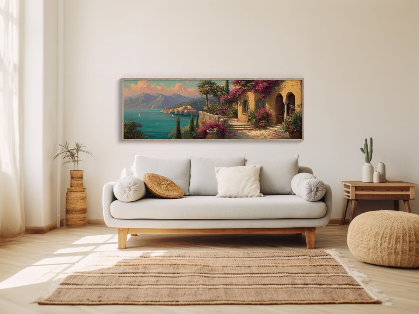 Terrace Overlooking The Blue Coast