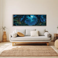 Moonlit Enchanted Forest Path