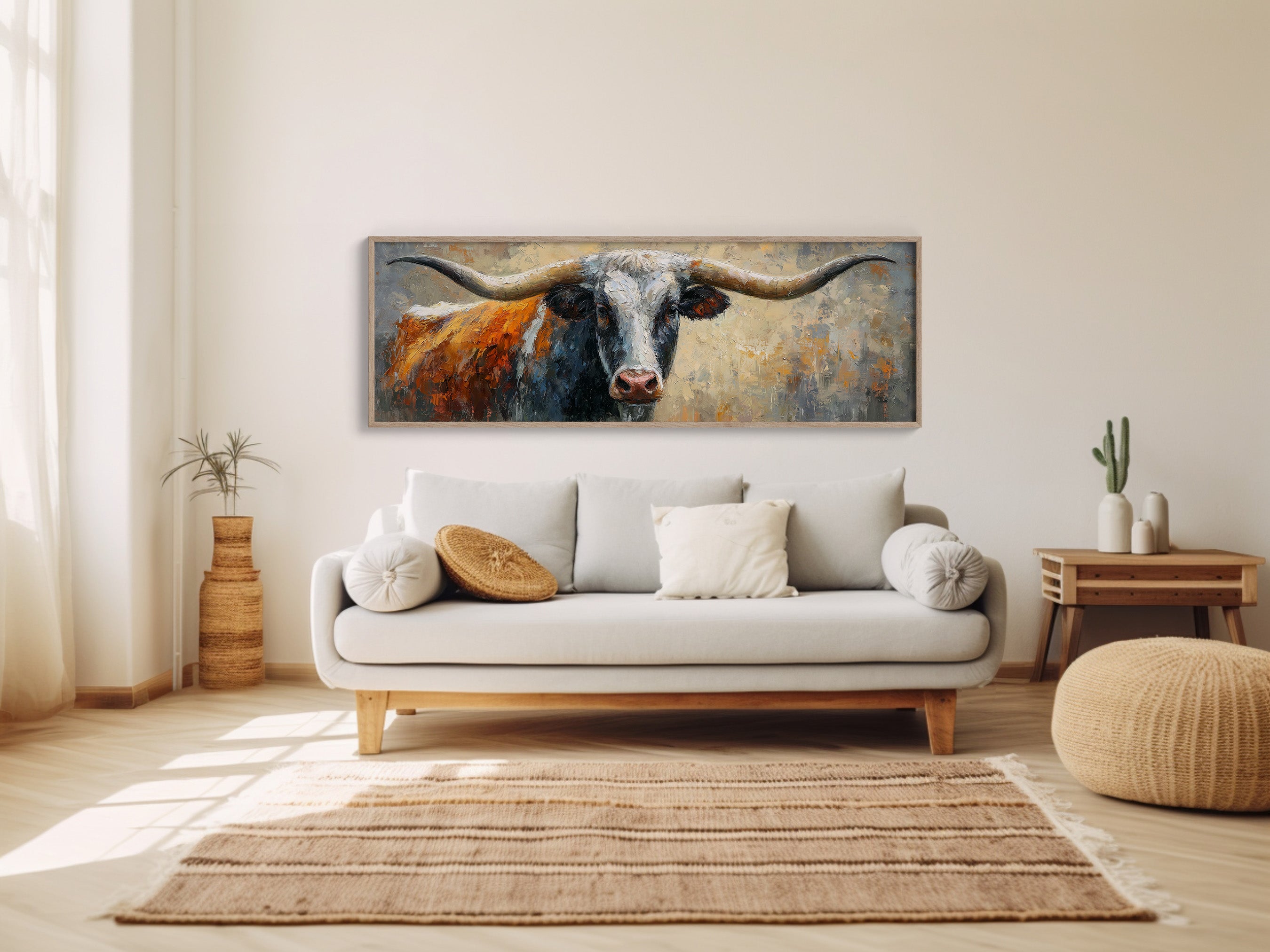 Majestic Longhorn Portrait