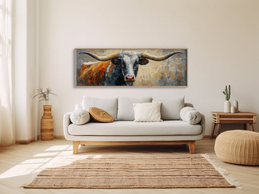 Majestic Longhorn Portrait