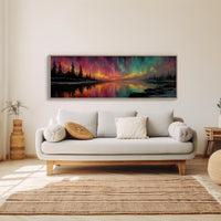 Northern Lights Over Still Waters