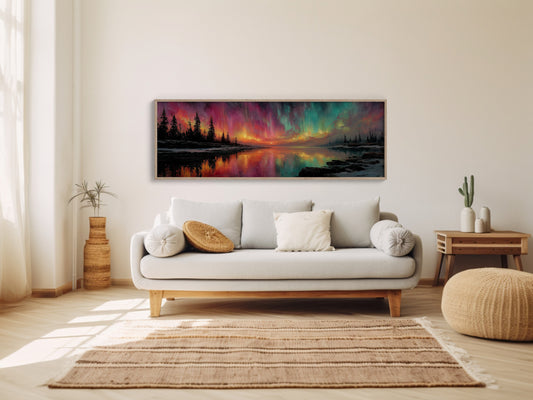 Northern Lights Over Still Waters