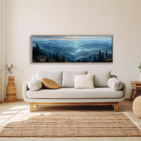 Misty Blue Mountain Valley