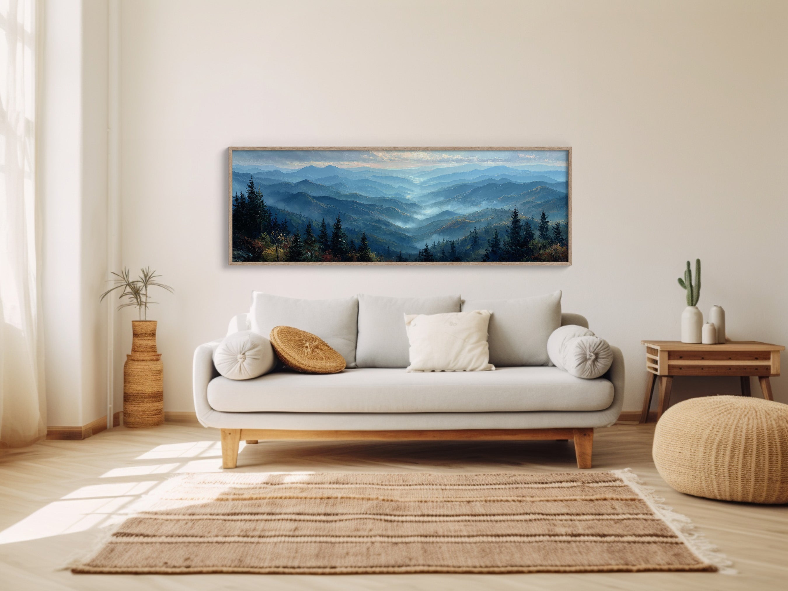 Misty Blue Mountain Valley