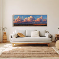 Sunlit Prairie Cloudscape