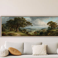 Ancient Oaks Over Rolling Valleys