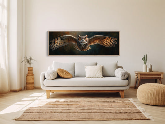Majestic Owl in Flight