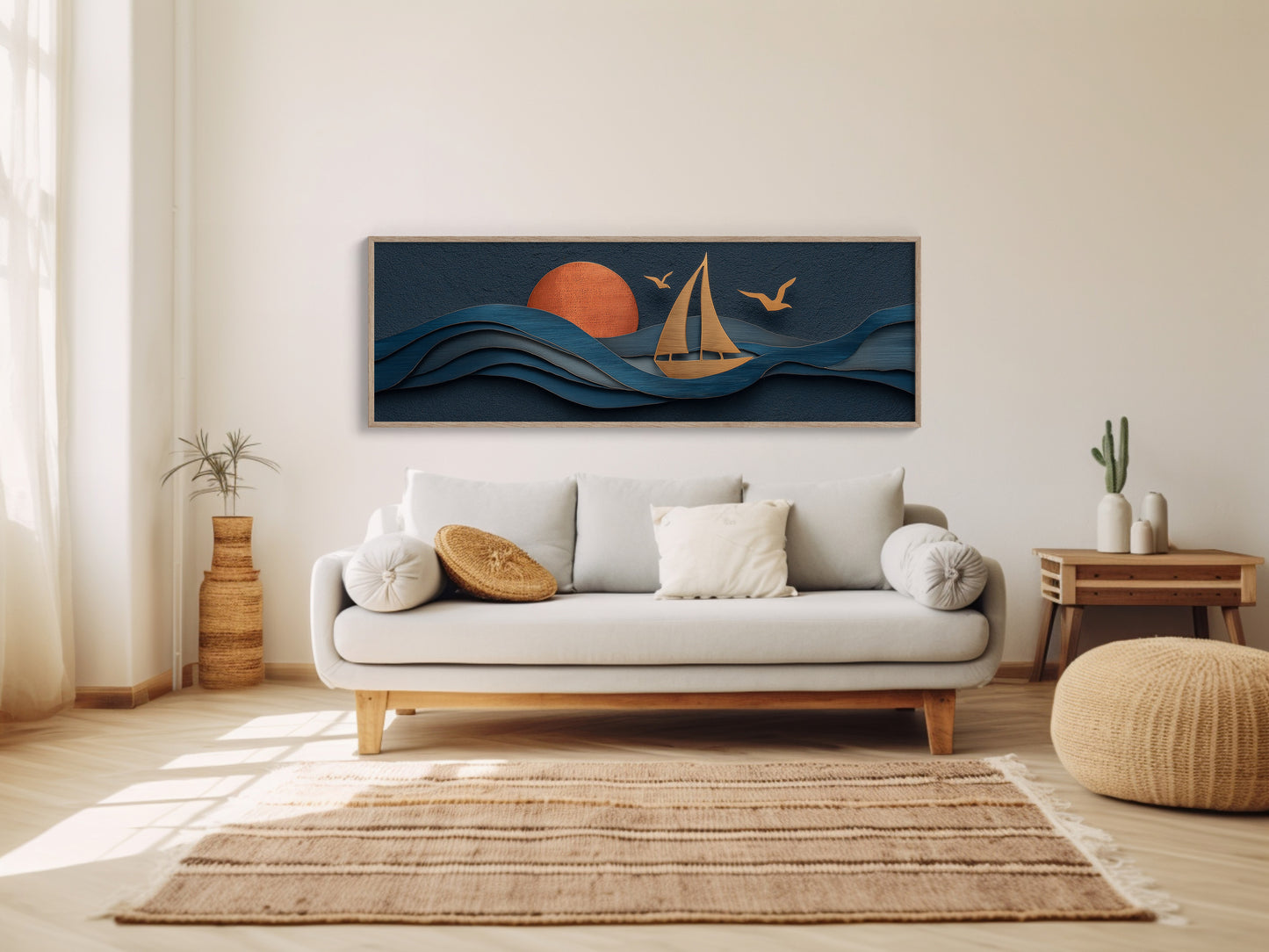 Sails Through Copper Sunset