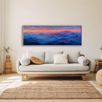 Pastel Mountains Drift at Dusk
