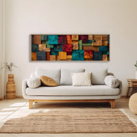 Colorblock Grain Mosaic