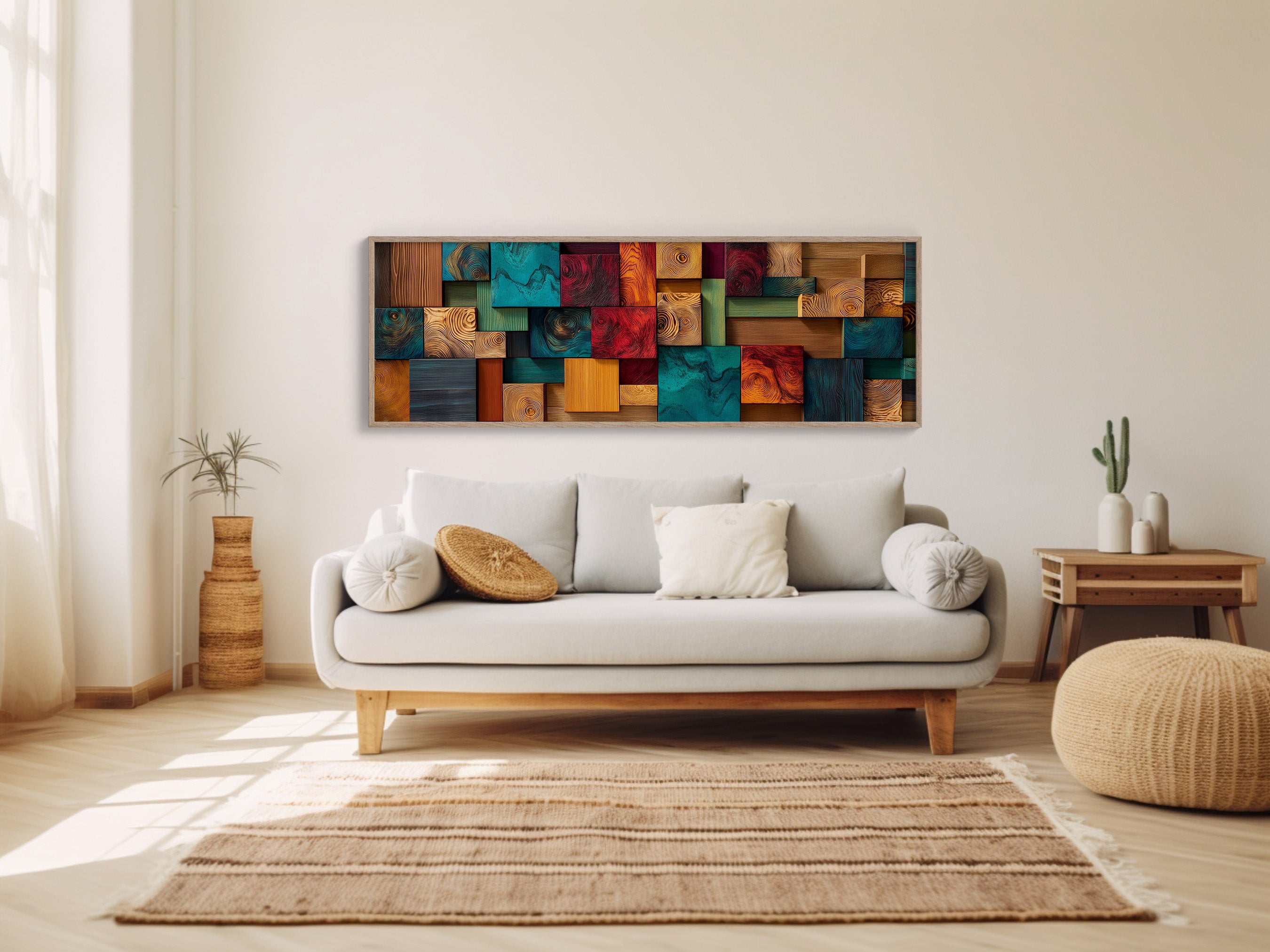 Colorblock Grain Mosaic