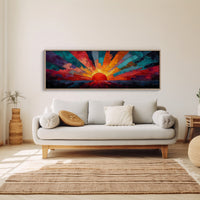 Sunburst in Painted Fire